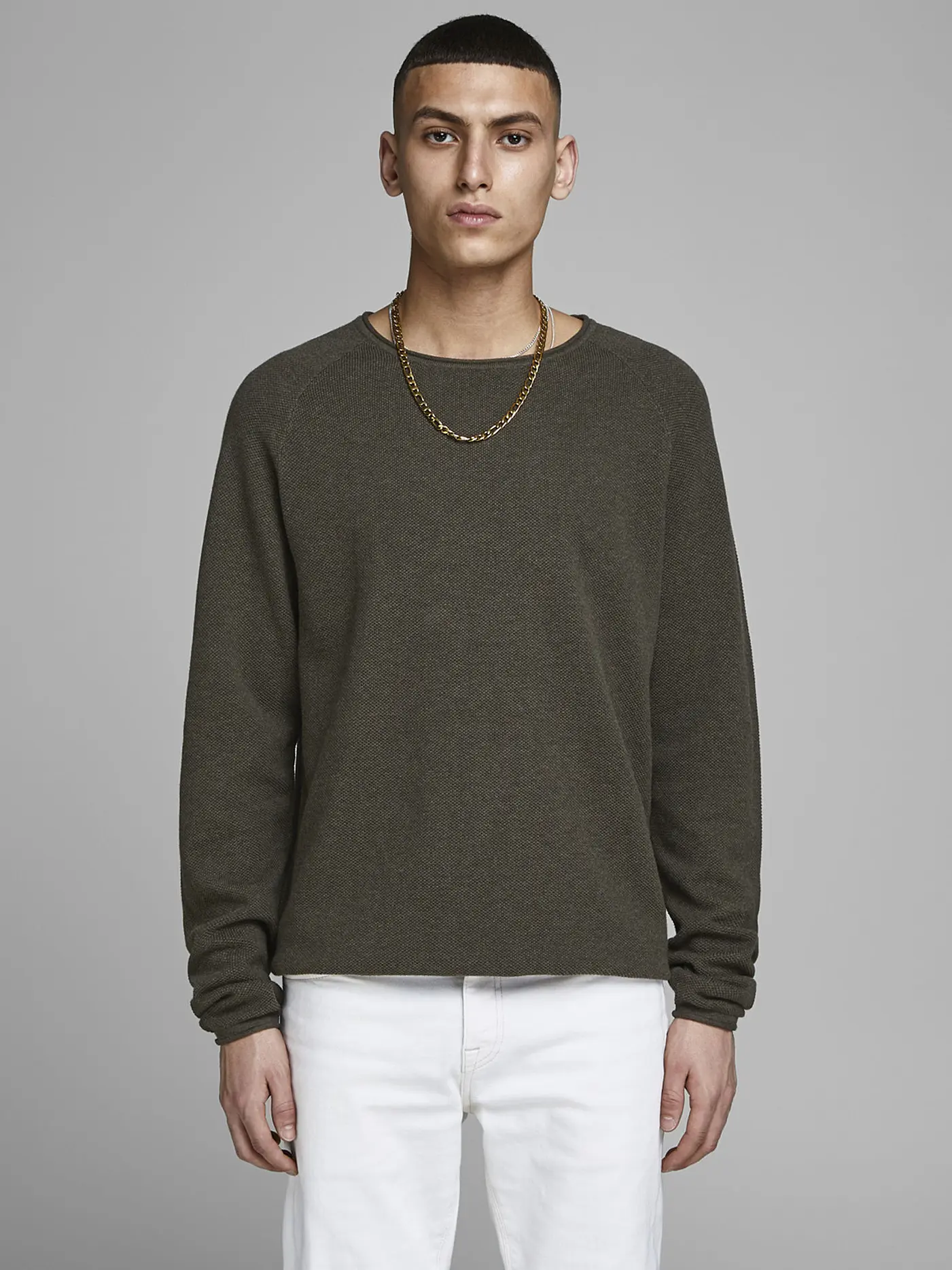 JACK & JONES | Pullover " JJEHILL " | olive